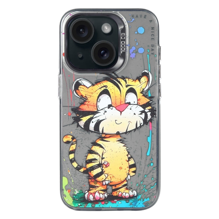 Animal Pattern Oil Painting Series PC + TPU Phone Case, For iPhone 13 Pro Max, For iPhone 13 Pro, For iPhone 13