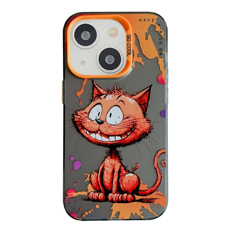 Animal Pattern Oil Painting Series PC + TPU Phone Case, For iPhone 14, For iPhone 14 Pro, For iPhone 14 Pro Max