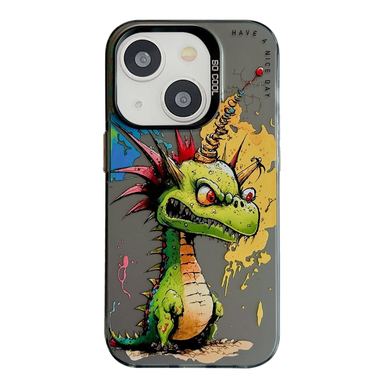 Animal Pattern Oil Painting Series PC + TPU Phone Case, For iPhone 14, For iPhone 14 Pro, For iPhone 14 Pro Max
