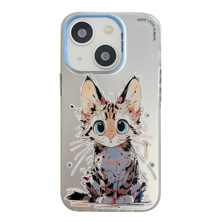 Animal Pattern Oil Painting Series PC + TPU Phone Case, For iPhone 14, For iPhone 14 Pro, For iPhone 14 Pro Max