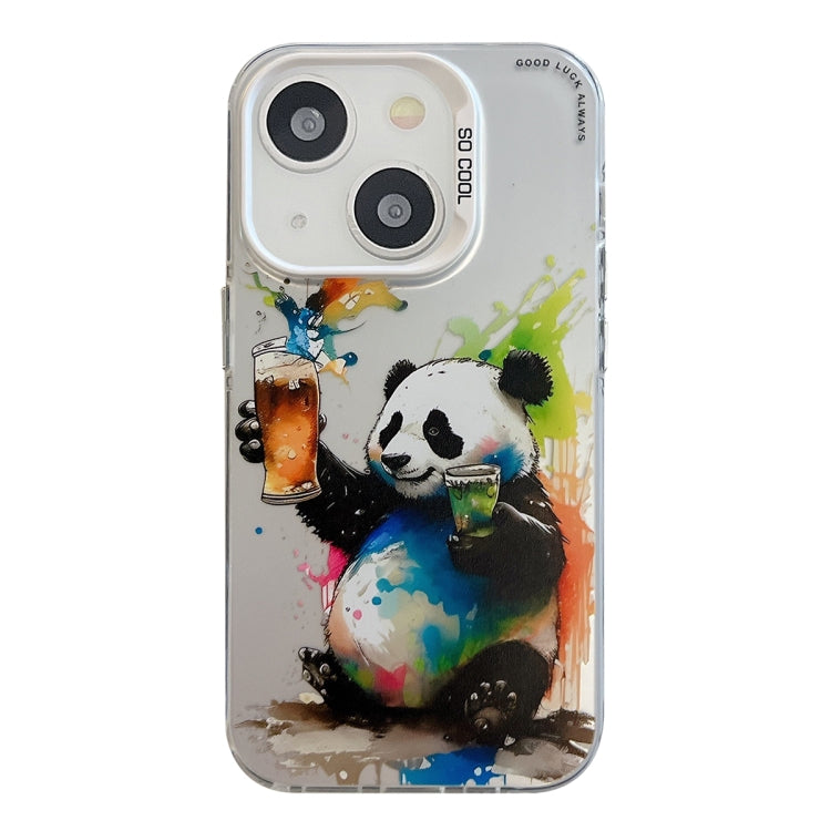 Animal Pattern Oil Painting Series PC + TPU Phone Case, For iPhone 14, For iPhone 14 Pro, For iPhone 14 Pro Max