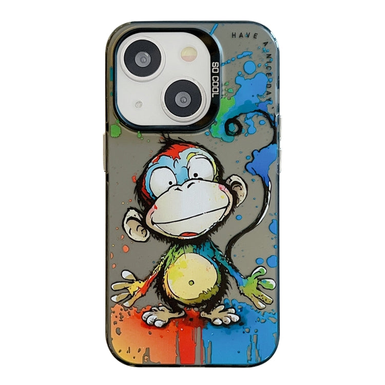 Animal Pattern Oil Painting Series PC + TPU Phone Case, For iPhone 14, For iPhone 14 Pro, For iPhone 14 Pro Max