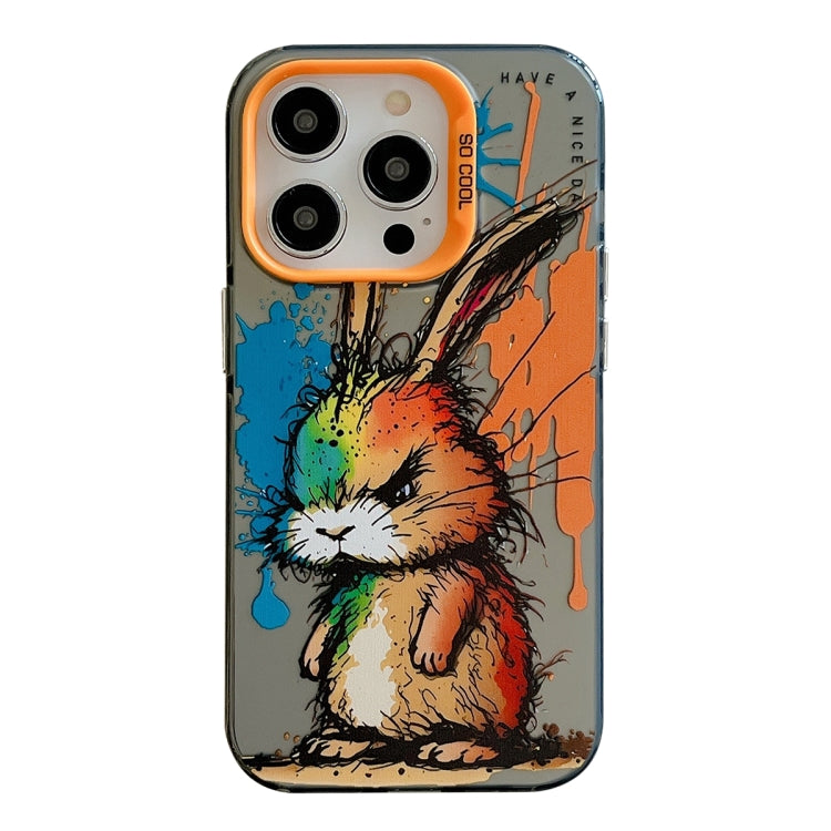 Animal Pattern Oil Painting Series PC + TPU Phone Case, For iPhone 14, For iPhone 14 Pro, For iPhone 14 Pro Max
