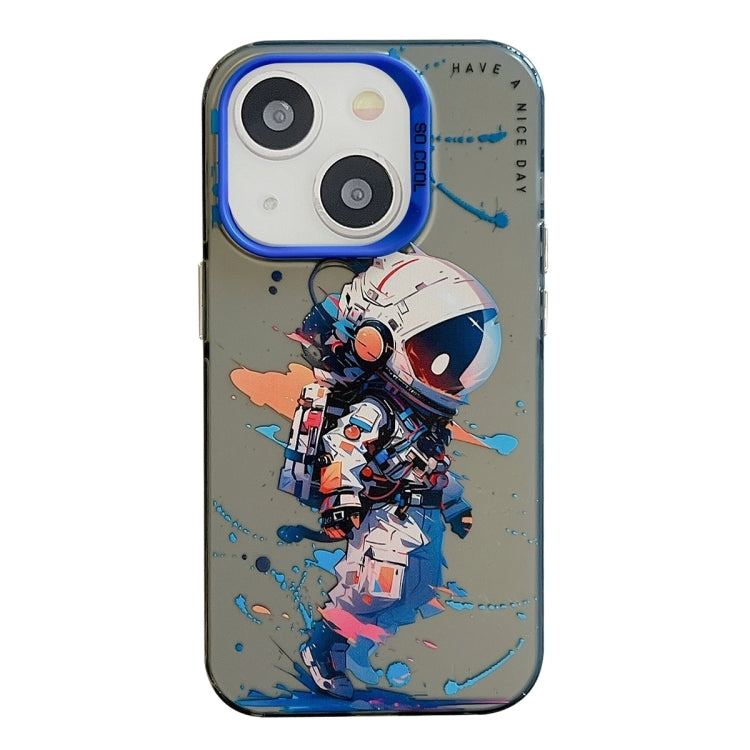 Animal Pattern Oil Painting Series PC + TPU Phone Case, For iPhone 15 Plus, For iPhone 15, For iPhone 14 Plus