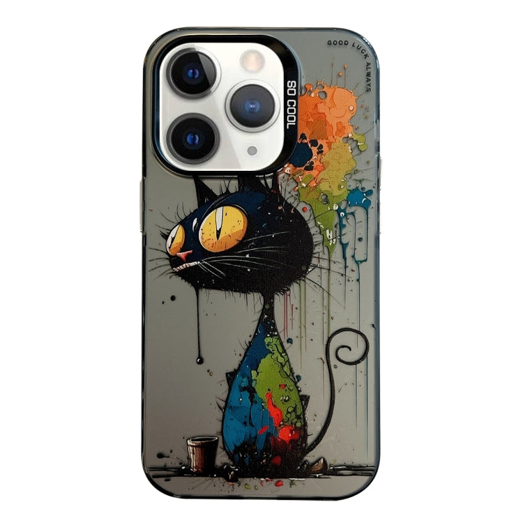 Animal Pattern Oil Painting Series PC + TPU Phone Case, For iPhone 11 Pro Max, For iPhone 11, For iPhone X / XS