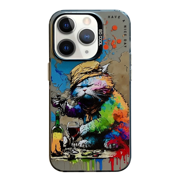 Animal Pattern Oil Painting Series PC + TPU Phone Case, For iPhone 11 Pro Max, For iPhone 11, For iPhone X / XS