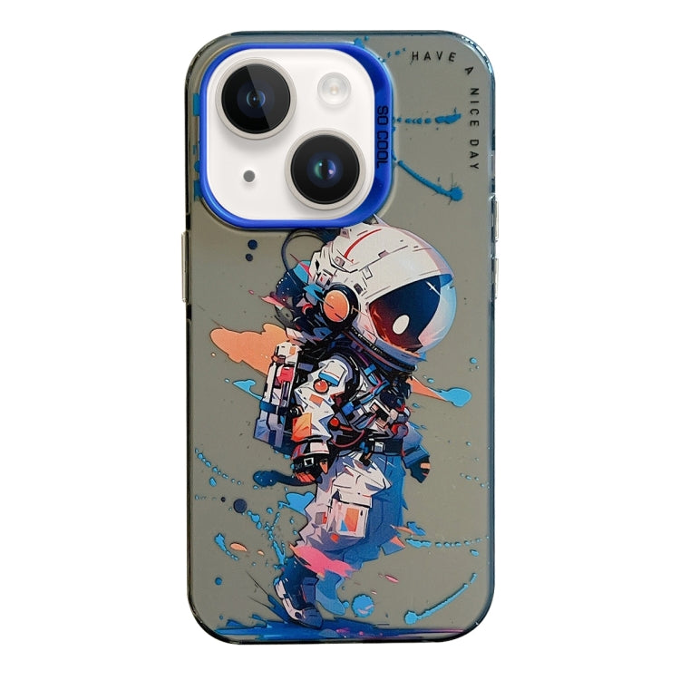 Animal Pattern Oil Painting Series PC + TPU Phone Case, For iPhone 15 Plus, For iPhone 15, For iPhone 14 Plus