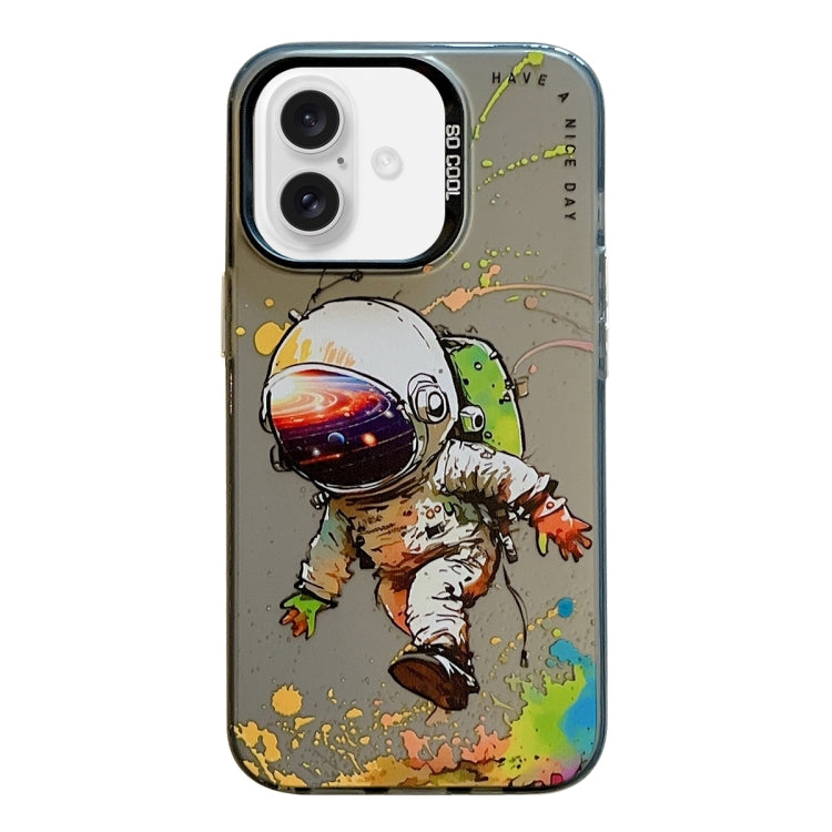 Animal Pattern Oil Painting Series PC + TPU Phone Case, For iPhone 16, For iPhone 15 Pro Max, For iPhone 15 Pro