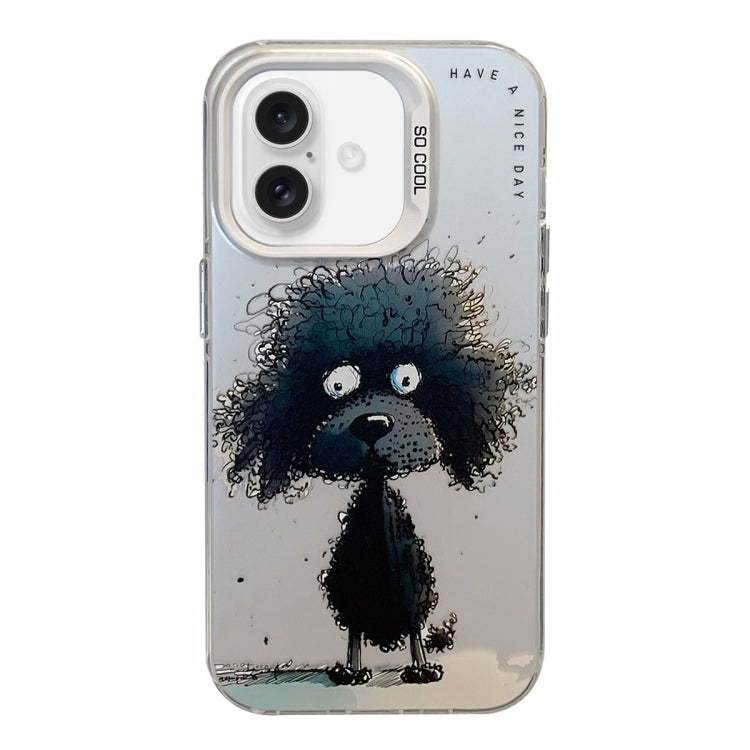 Animal Pattern Oil Painting Series PC + TPU Phone Case, For iPhone 16, For iPhone 15 Pro Max, For iPhone 15 Pro
