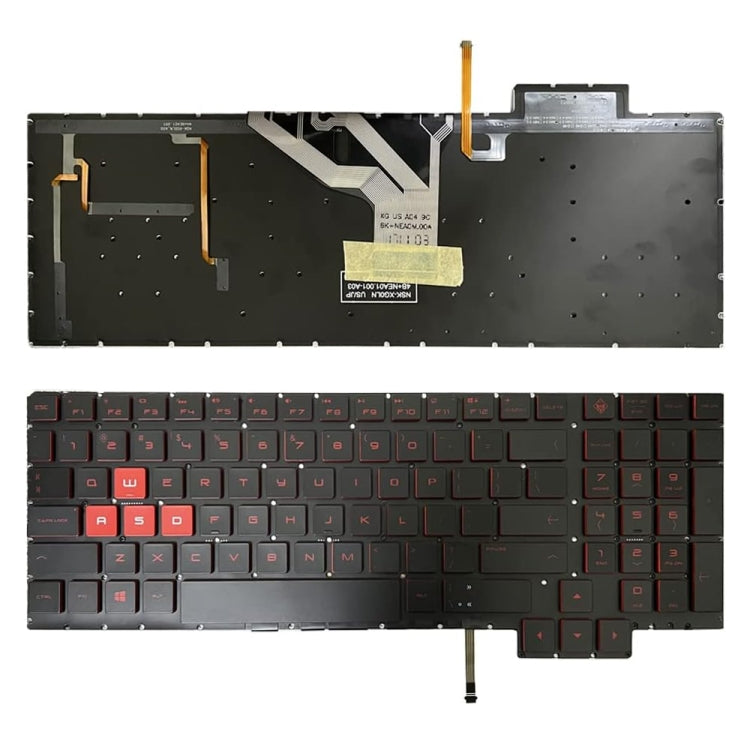 US Version Backlit Laptop Keyboard, For HP 15-CE