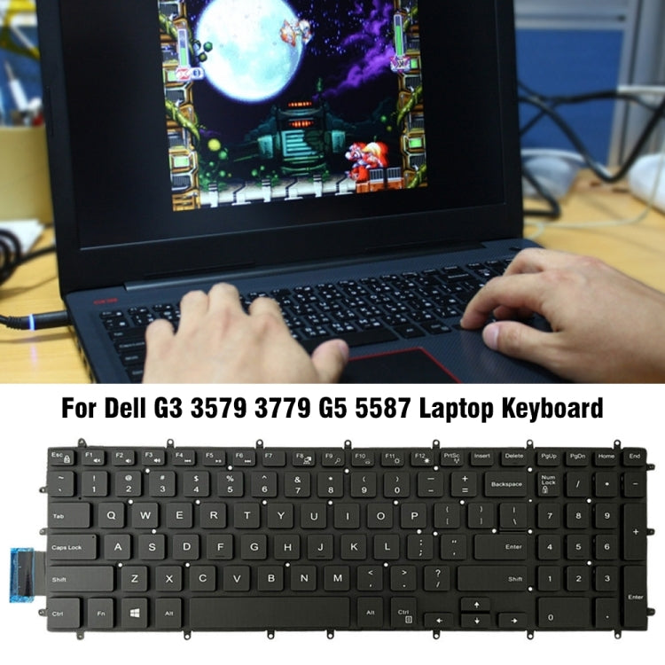 US Version White Word Laptop Keyboard, For Dell G3 3579 3779 / G5 5587 / G7 7588