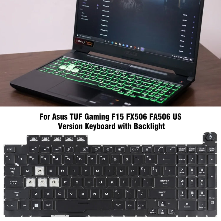 US Version Backlight Laptop Keyboard, For Asus ROG Strix GL703V GL703VD GL703VM
