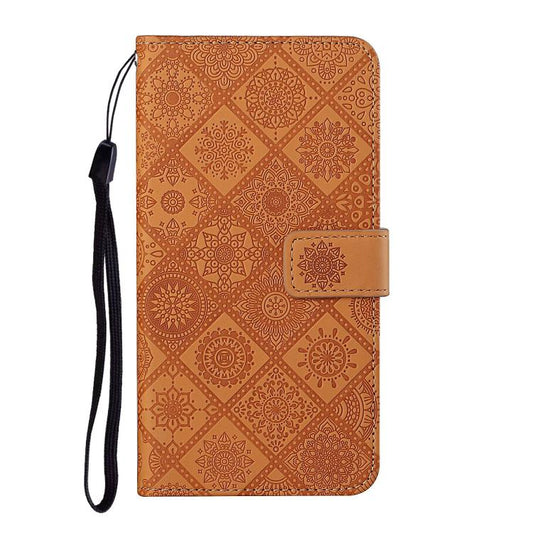 Ethnic Style Embossed Pattern Leather Phone Case, For iPhone 16e, For iPhone 16 Pro Max, For iPhone 16 Pro, For iPhone 16 Plus, For iPhone 16, For iPhone 15 Pro Max, For iPhone 15 Pro, For iPhone 15 Plus, For iPhone 15