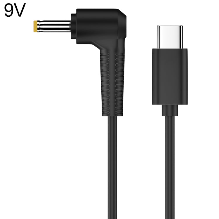 4.8 x 1.7mm DC Power to Type-C Adapter Cable, 9V, 12V, 15V, 20V