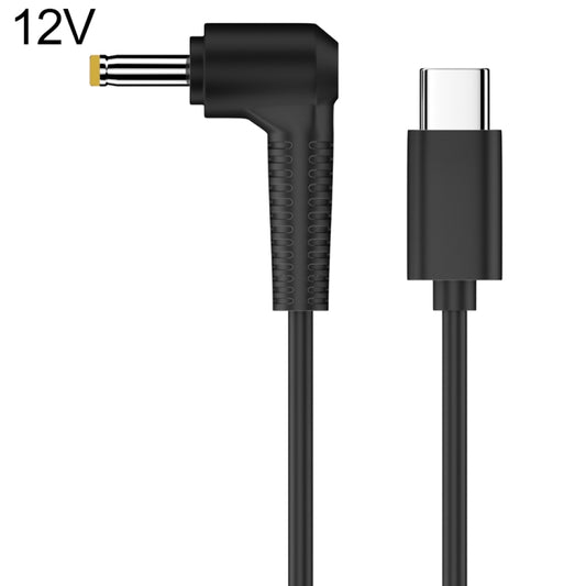 Câble adaptateur d'alimentation CC 4,8 x 1,7 mm vers Type-C, 9 V, 12 V, 15 V, 20 V