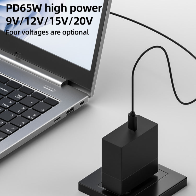 4.8 x 1.7mm DC Power to Type-C Adapter Cable, 9V, 12V, 15V, 20V