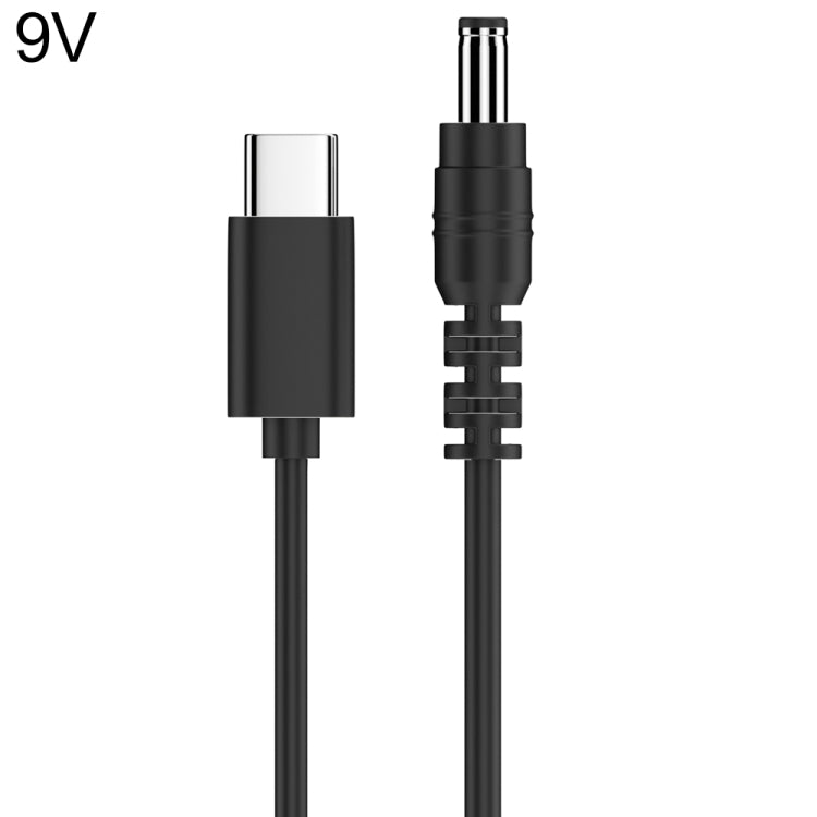 5.5 x 2.1mm DC Power to Type-C Adapter Cable, 9V, 12V, 15V, 20V