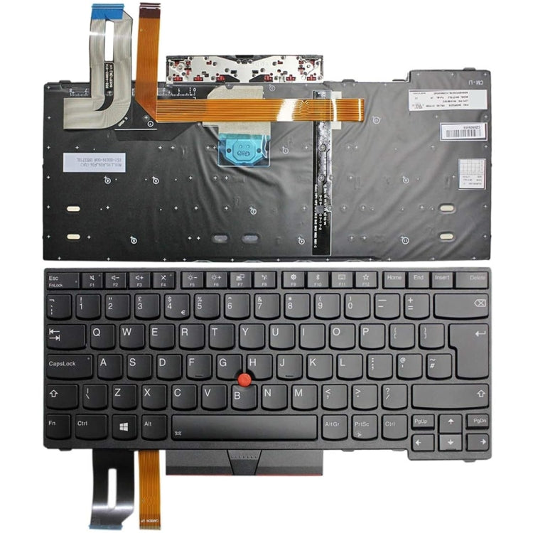 UK Version Backlight Laptop Keyboard, For Lenovo Thinkpad T480s E480 L480, For Lenovo ThinkPad X240 X250 20AL 20AM