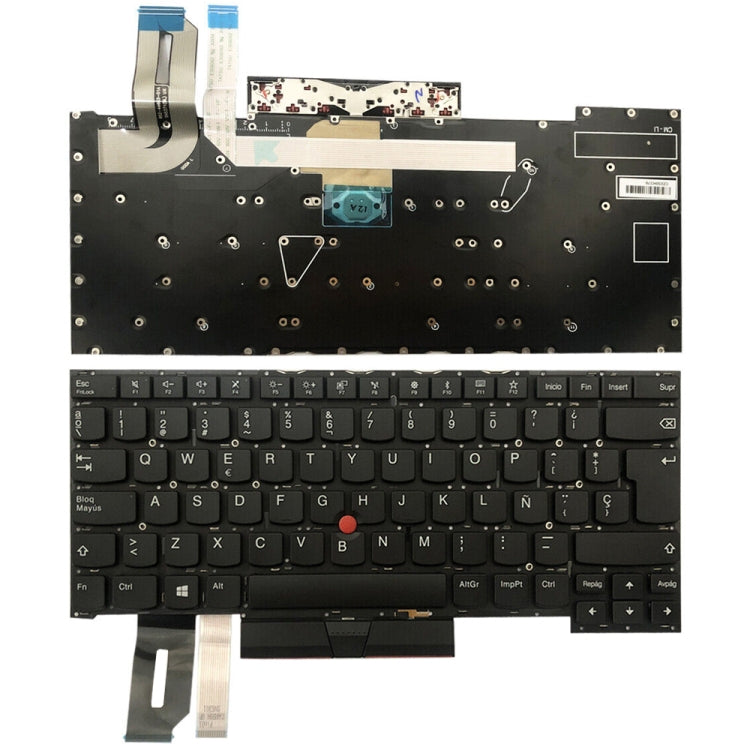 Spanish Version Backlight Laptop Keyboard, For Lenovo ThinkPad E480 / E495 / L480, For Lenovo ThinkPad T490s / T495s, For Lenovo ThinkPad E580 / L580 / E585