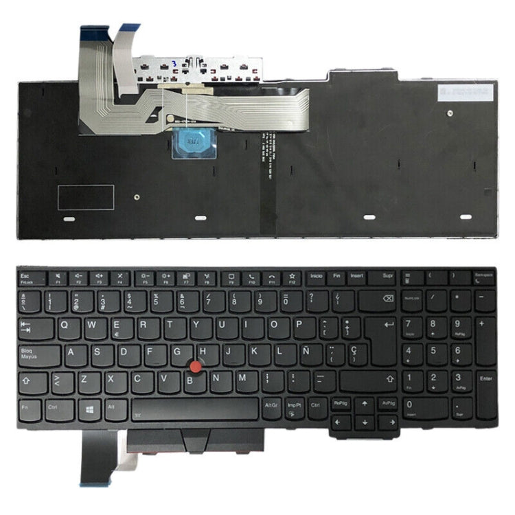 Spanish Version Backlight Laptop Keyboard, For Lenovo ThinkPad E480 / E495 / L480, For Lenovo ThinkPad T490s / T495s, For Lenovo ThinkPad E580 / L580 / E585