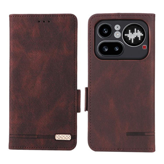 Magnetic Clasp Leather Phone Case, For Nothing Phone 4a Pro, For Nothing Phone 4a, For Nothing Phone 3a Lite, For Nothing Phone 2a, For Nothing Phone 2