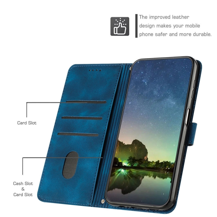 Dream Triangle Leather Phone Case with Lanyard