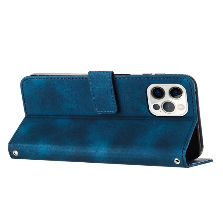 Dream Triangle Leather Phone Case with Lanyard