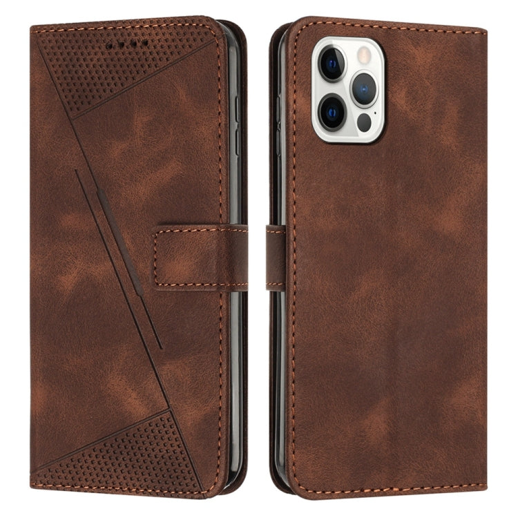 Dream Triangle Leather Phone Case with Lanyard