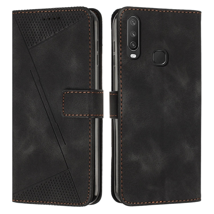 Étui de téléphone en cuir Dream Triangle avec lanière, pour vivo Y15a / Y15s, pour vivo Y21 / Y21s / Y33s, pour vivo Y20 / Y20i, pour vivo Y15 / Y17