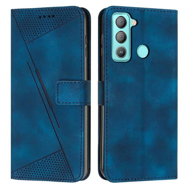 Dream Triangle Leather Phone Case with Lanyard, For Tecno Pova 3, For Tecno Spark Go 2022, For Tecno Pova Neo, For Tecno Pop 5 LTE, For Tecno Pova 2, For Tecno Spark Go 2020