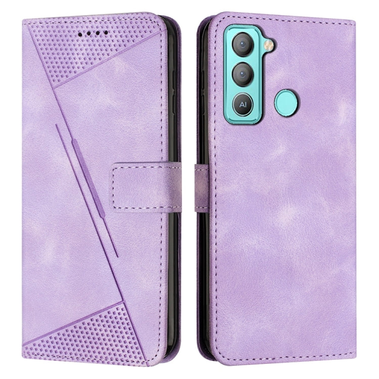 Dream Triangle Leather Phone Case with Lanyard, For Tecno Pova 3, For Tecno Spark Go 2022, For Tecno Pova Neo, For Tecno Pop 5 LTE, For Tecno Pova 2, For Tecno Spark Go 2020