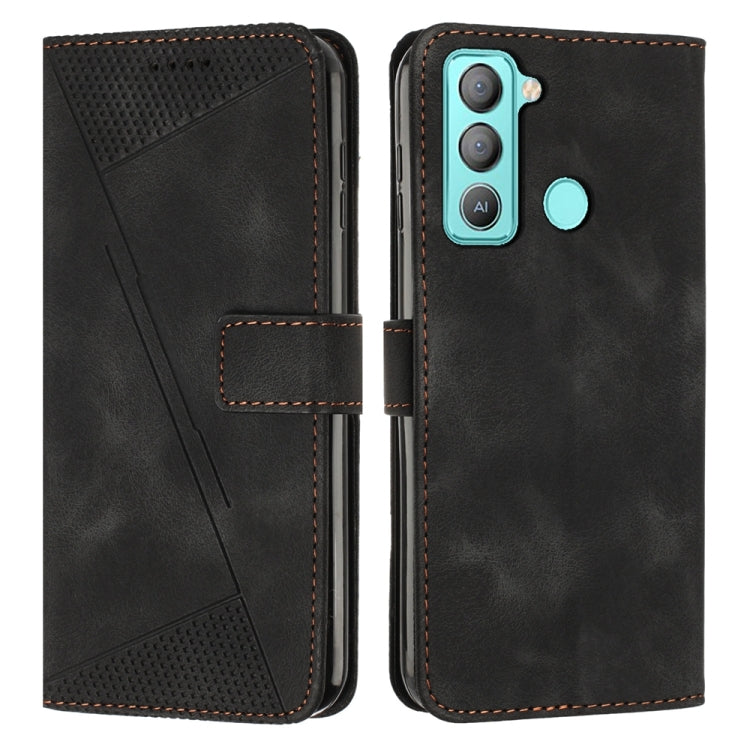 Dream Triangle Leather Phone Case with Lanyard, For Tecno Pova 3, For Tecno Spark Go 2022, For Tecno Pova Neo, For Tecno Pop 5 LTE, For Tecno Pova 2, For Tecno Spark Go 2020