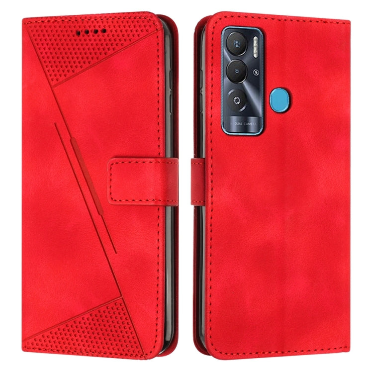 Dream Triangle Leather Phone Case with Lanyard, For Tecno Pova 3, For Tecno Spark Go 2022, For Tecno Pova Neo, For Tecno Pop 5 LTE, For Tecno Pova 2, For Tecno Spark Go 2020