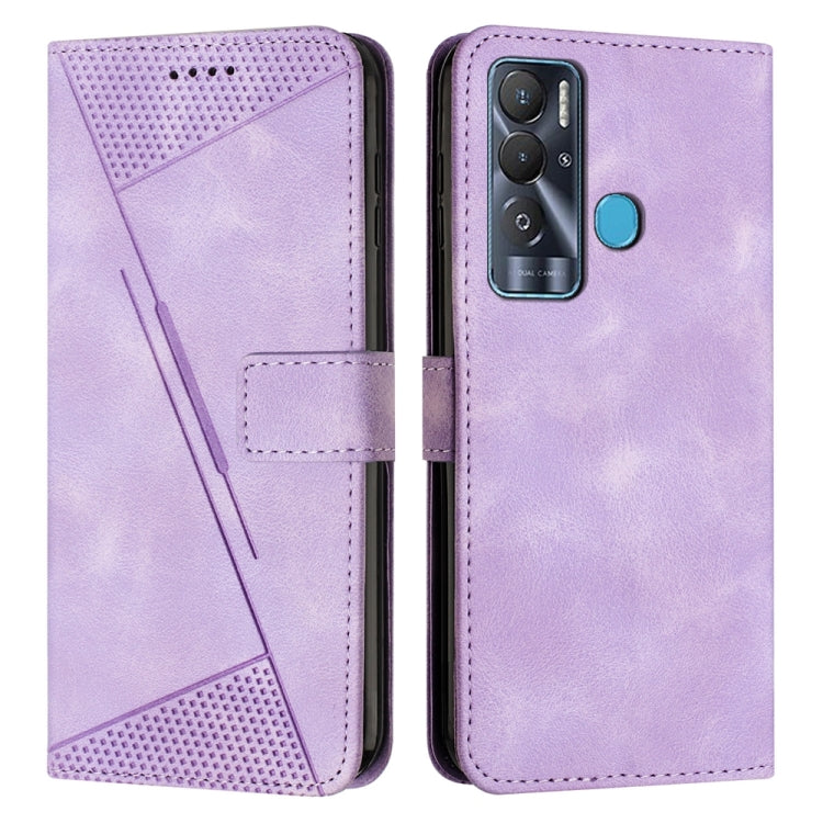 Dream Triangle Leather Phone Case with Lanyard, For Tecno Pova 3, For Tecno Spark Go 2022, For Tecno Pova Neo, For Tecno Pop 5 LTE, For Tecno Pova 2, For Tecno Spark Go 2020