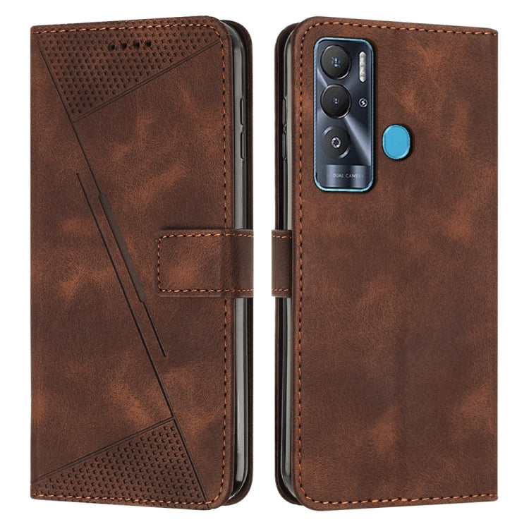 Dream Triangle Leather Phone Case with Lanyard, For Tecno Pova 3, For Tecno Spark Go 2022, For Tecno Pova Neo, For Tecno Pop 5 LTE, For Tecno Pova 2, For Tecno Spark Go 2020