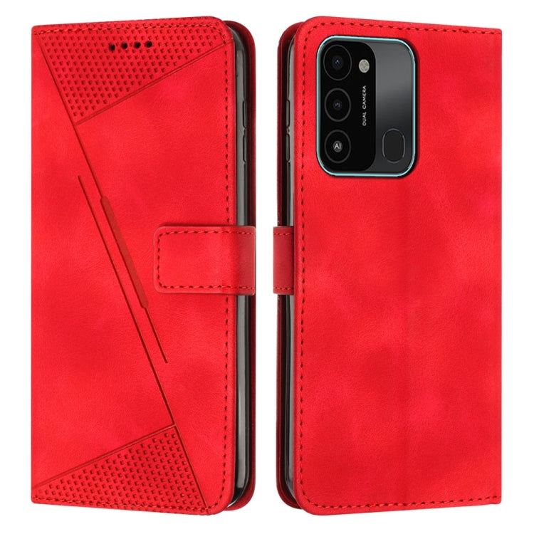Dream Triangle Leather Phone Case with Lanyard, For Tecno Pova 3, For Tecno Spark Go 2022, For Tecno Pova Neo, For Tecno Pop 5 LTE, For Tecno Pova 2, For Tecno Spark Go 2020