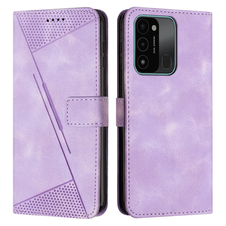 Dream Triangle Leather Phone Case with Lanyard, For Tecno Pova 3, For Tecno Spark Go 2022, For Tecno Pova Neo, For Tecno Pop 5 LTE, For Tecno Pova 2, For Tecno Spark Go 2020