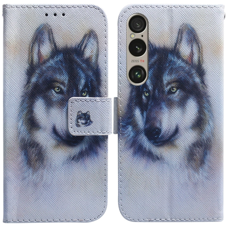 Coloured Drawing Flip Leather Phone Case