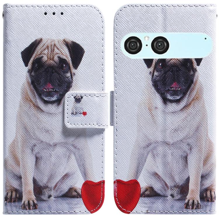 Coloured Drawing Flip Leather Phone Case