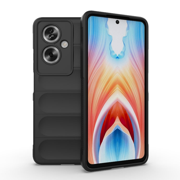 Étui de téléphone Magic Shield en TPU + flanelle, Pour OPPO Find X7 Ultra 5G, Pour OPPO A58 4G Global, Pour OPPO Reno10 5G Global, Pour OPPO A78 4G Global, Pour OPPO Find X8 Pro 5G, Pour OPPO A79 5G Global
