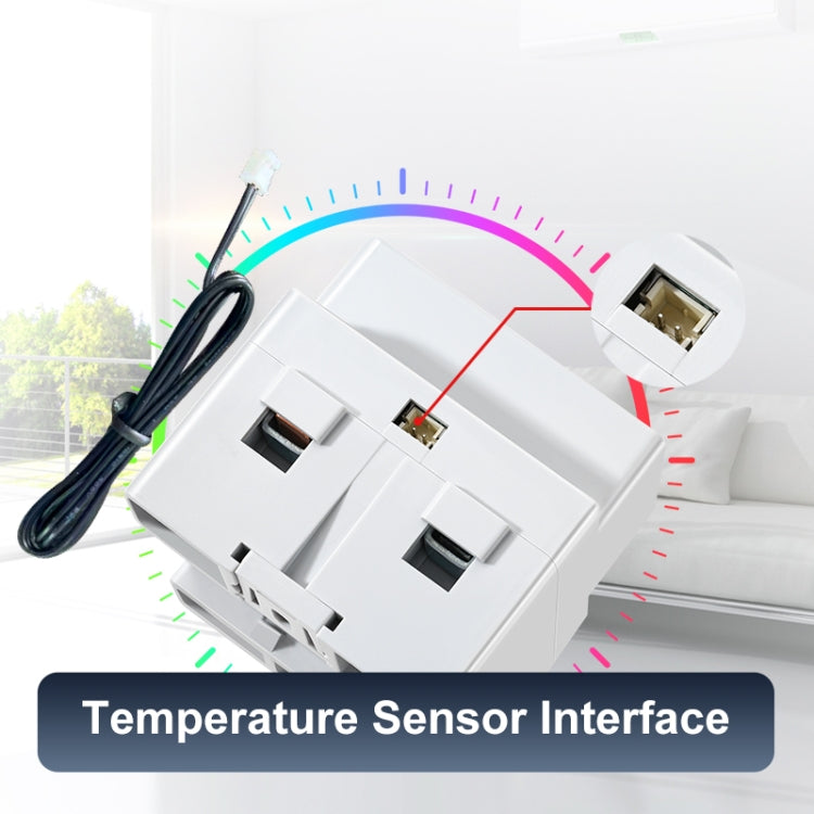 KWS-302 170-270V Multifunctional AC Digital Display Rail Voltage and Current Monitoring Meter, KWS-302