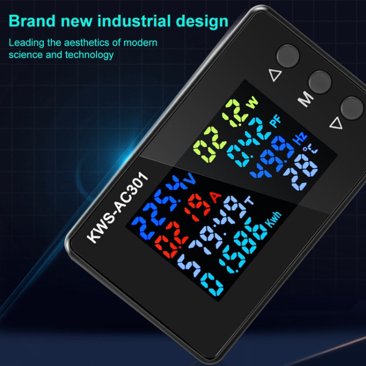 KWS-AC301-100A 50-300V AC Digital Current Voltmeter with Opening Transformer, KWS-AC301-100A with Opening Transformer