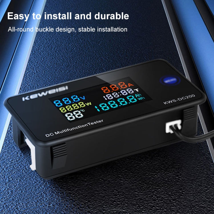 KWS-DC200-100A 8-120V DC Digital Display Voltage Current Watch with Shunt, KWS-DC200-100A