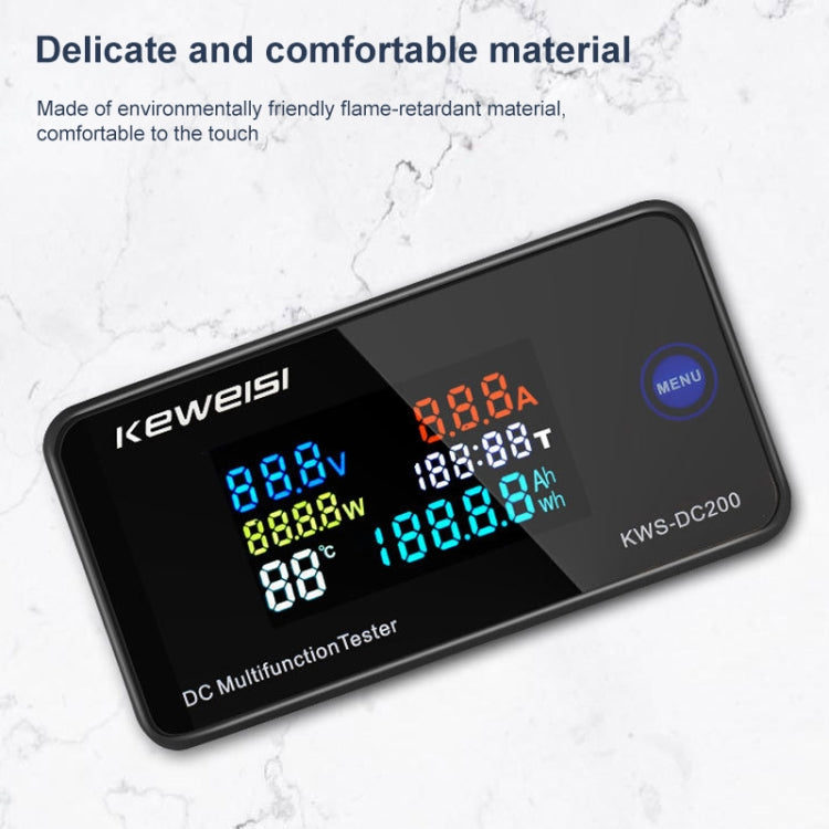 KWS-DC200-100A 8-120V DC Digital Display Voltage Current Watch with Shunt, KWS-DC200-100A