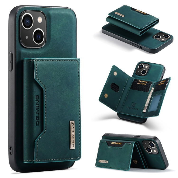 DG.MING M2 Series 3-Fold Card Bag Wallet Leather Phone Case, For iPhone 18 Pro / 17 Pro, For iPhone 18 Pro Max / 17 Pro Max, For iPhone 17e / 16e, For iPhone 17, For iPhone Air, For iPhone 16 Pro Max, For iPhone 16 Pro, For iPhone 16 Plus, For iPhone 1...