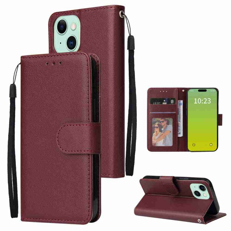 Multifunktionale Leder-Handyhülle mit 3 Kartenfächern, für iPhone 17e / 16e, für iPhone 17 Pro Max, für iPhone 17 Pro, für iPhone 17, für iPhone Air, für iPhone 16 Pro Max, für iPhone 16 Pro, für iPhone 16 Plus, für iPhone 16, für iPhone 15 Pro Max