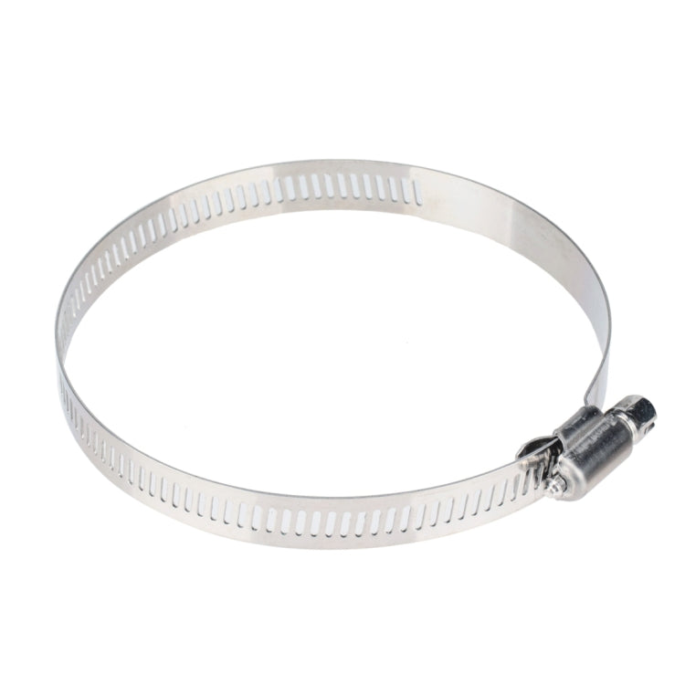 4 PCS Stainless Steel Hose Clamps Pipe Clip Fuel Line Clip, Size: 91-114mm, 4 PCS Size: 91-114mm