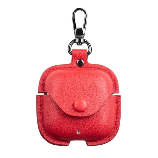 Leather TWS Earphone Protective Case with Hook, For Huawei FreeBuds SE 2 / SE 3