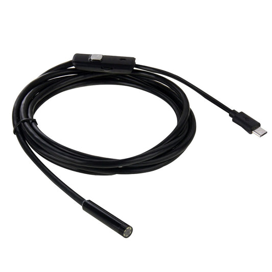 Endoscope étanche AN97 Micro USB avec caméra d'inspection flexible pour téléphones Android OTG, avec 6 LED, 5,5 mm, 8 mm