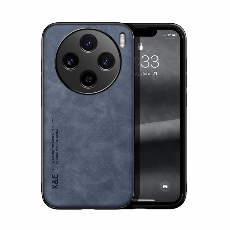 Skin Feel Magnetic Leather Back Phone Case, For vivo X100 Pro, For vivo X100, For vivo iQOO 12 Pro, For vivo iQOO 12, For vivo V29e, For vivo V29e Global, For vivo Y35 4G / Y35+